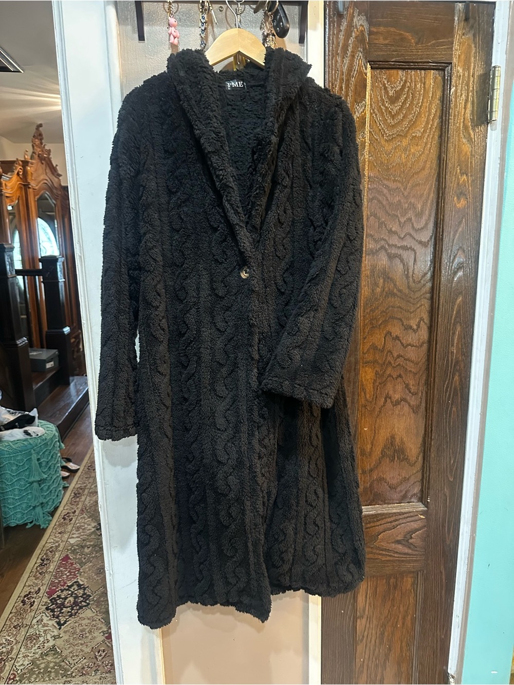FME Soft Fuzzy Hooded Coat